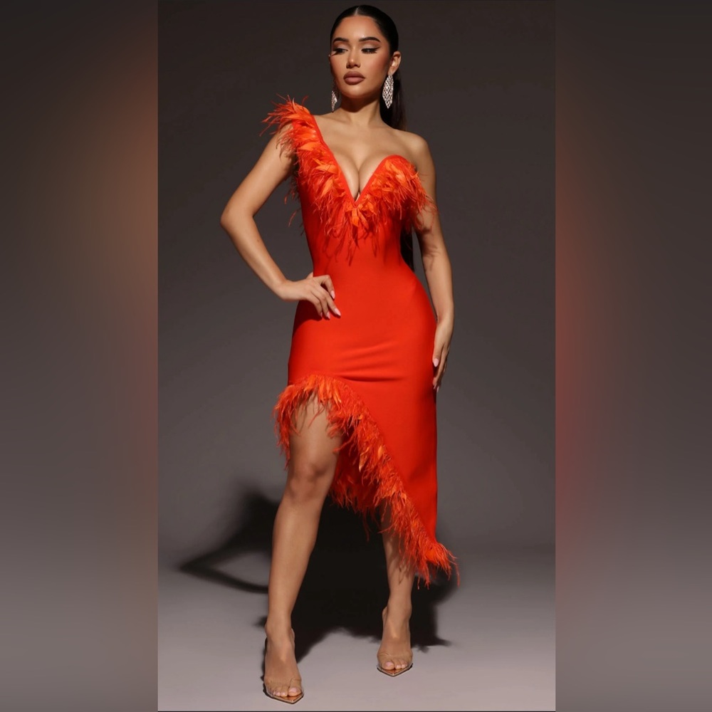 Alana one shoulder dress